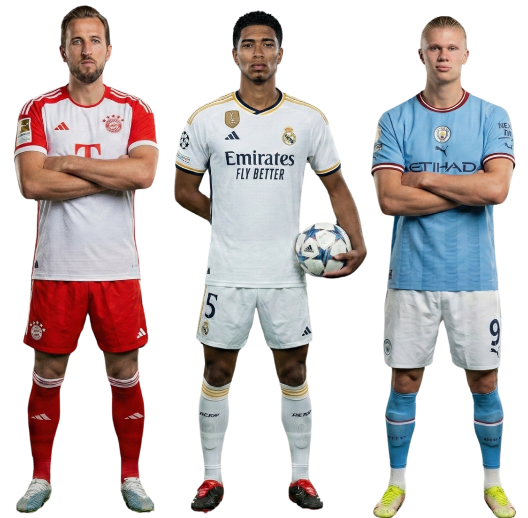 EA FC football players representing competitive esports league gameplay and player competition